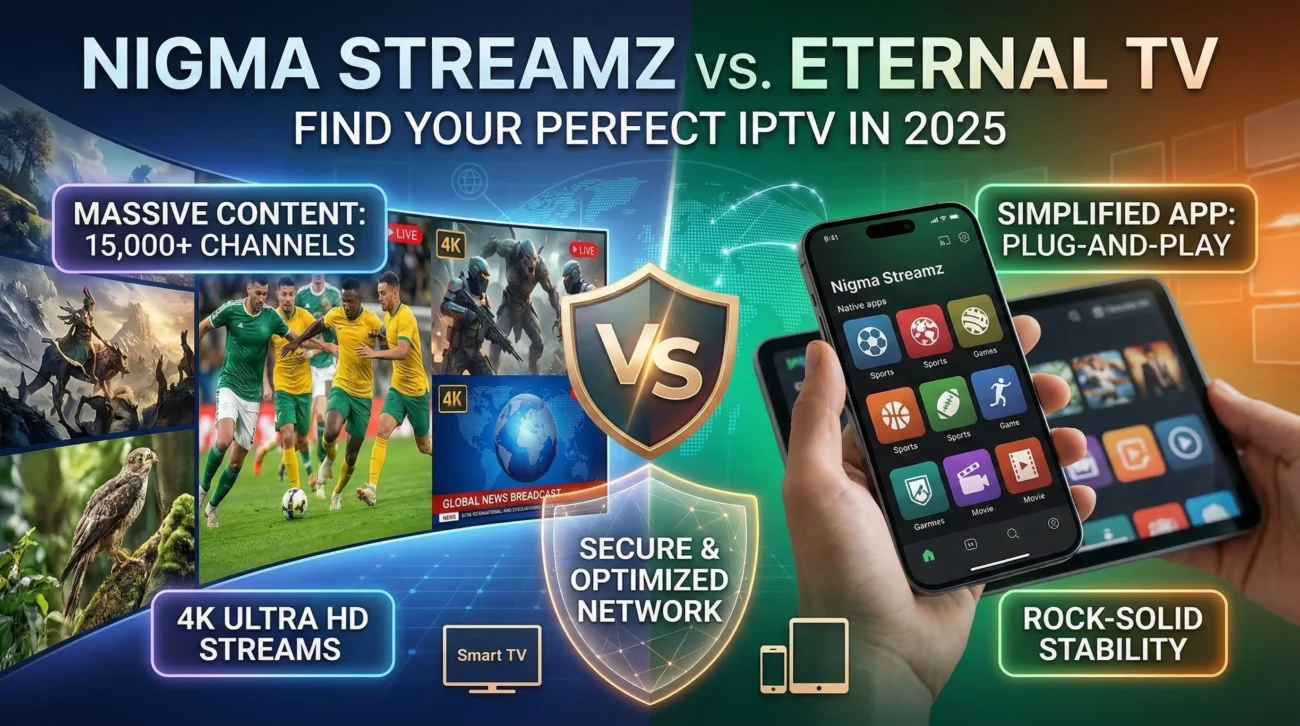 Nigma Streamz IPTV, Eternal IPTV,